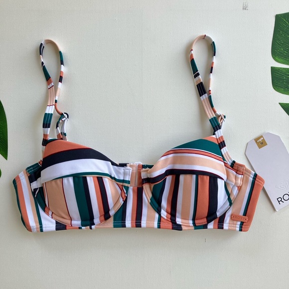 🌺 Roxy Women's Standard Milady Sand Underwire Bra Top 🌺 - Picture 2 of 6